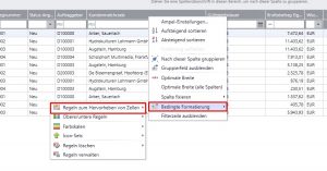 bedingte Formatierung